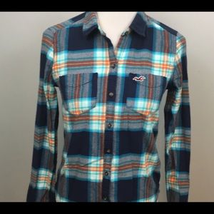 Hollister Flannel Button Down Shirt